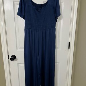 SHEIN Navy Blue Jumpsuit